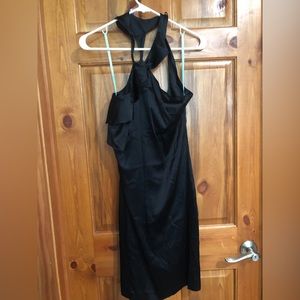 Guess by Marciano Black Silk Halter slip dress in XS